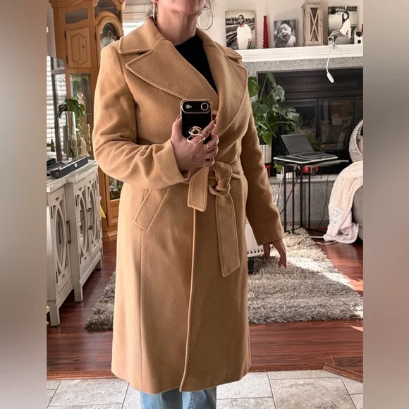 Ralph Lauren Tan Belted Coat - Picture 3 of 7